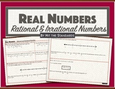 Real Numbers - Rational and Irrational Numbers (approximat