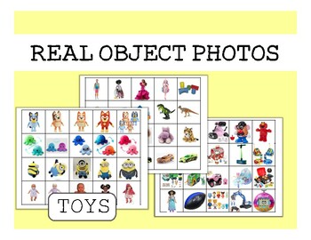Preview of Real Object Photos - Toys
