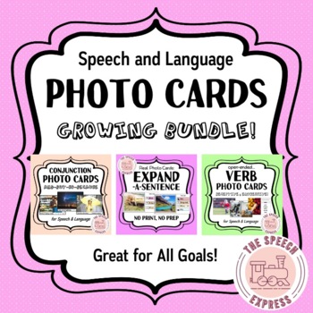 Preview of Real Photo Card Bundle for Speech and Language Therapy