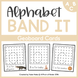 Alphabet Band It: Real Photo Geoboard Letter Cards