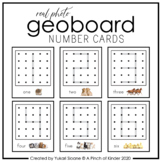 Real Photo Geoboard Number Cards (1-19)