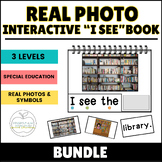 Real Photo "I See" Adapted Books BUNDLE for Special Ed