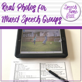 Real Photos for Mixed Speech Groups