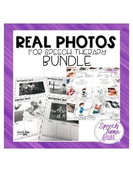 Preview of Real Photos for Speech Therapy BUNDLE