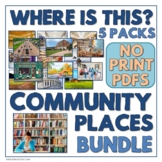 Where Questions - Photos of 40+ Community Places - No Prin
