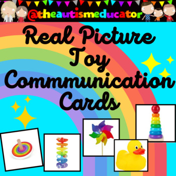 Preview of Real Picture Toy Communication Cards for Autism Education and Therapy Support