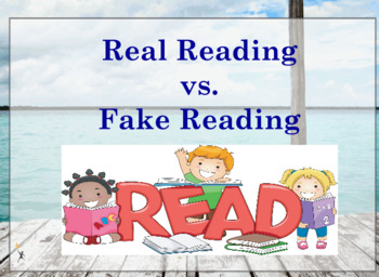 Preview of Real Reading vs Fake Reading Flipchart