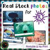 Real Stock Photos for R Print or No Print (distance learni