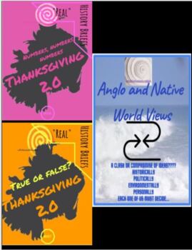 Preview of Real Thanksgiving- T or F, Numbers! Multiple Ch, Worldview Inventory Grades 6-12