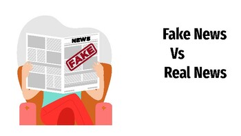Preview of Real VS Fake News PPT (Editable)