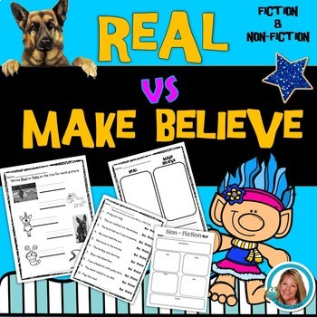 Real Vs Make Believe Worksheets Teaching Resources Tpt