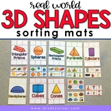 Real World 3D Shapes Sorting Mats [8 mats included] | 3D S