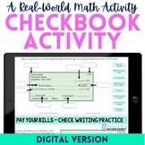 Real World Checkbook Activity | Digital Google Slides Activity