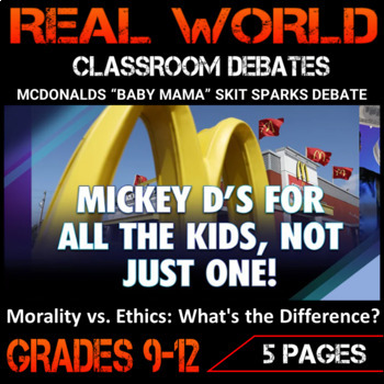Preview of Classroom Debate: Morality and Ethics