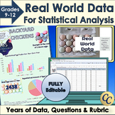 Real World Data for Statistical Analysis and Infographic Project