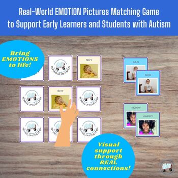 feelings cards with ACTUAL pictures** Autism ~ASD~SEN~Home~ETC NEW **Emotions 