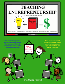 Preview of Real World Entrepreneurship Curriculum Guide with 2 FREE PREVIEW LESSONS