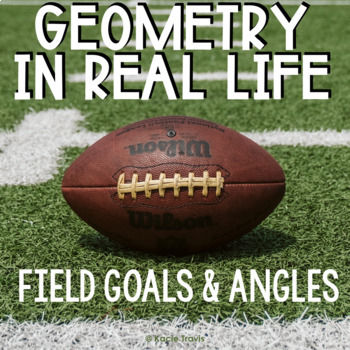 Preview of Real World Geometry - Football : Right Triangles Activity Super Bowl