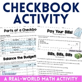 Real World Math Checkbook Lesson and Activity