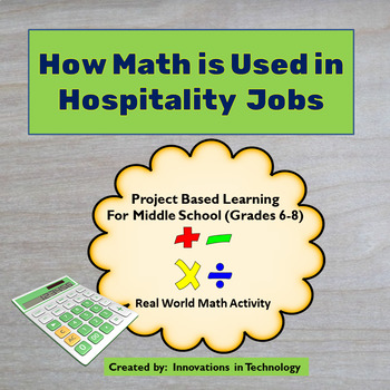 Preview of Real World Math - How Math is Used in Hospitality Careers | Distance Learning