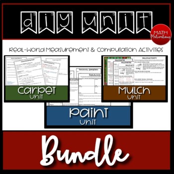 Preview of Real World Math - Measurement: DIY Unit Bundle