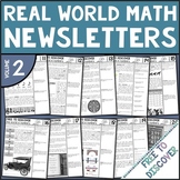 Real World Math Newsletters | Volume 2