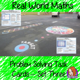 Real World Math Problem Solving Task Cards Set 3