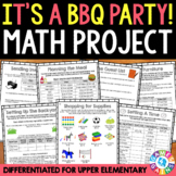 Preview of End of the Year Math Project Activities Fun 4th 5th 6th Grade Math Review Packet