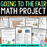 End of the Year Math Project Based Learning Activities 4th