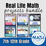 Real Life Math Project Based Learning PBL - Bundle