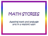 Real World Math Stories Packet
