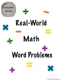 Real-World Math Word Problem Stories with Questions - 3 Wo