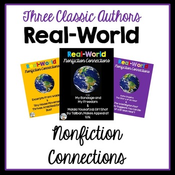 Preview of Real-World Nonfiction Connections Bundle: Thoreau, Douglass & Chopin
