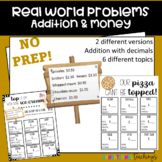 Real World Problems | Addition & Money