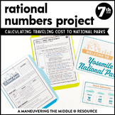 Real-World Rational Number Operations Project | 7th Grade 