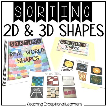 Preview of 2D & 3D Shapes Sorting