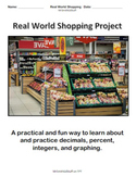 Real World Shopping - Project Based Math