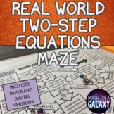 Real World Two Step Equations Digital Resource