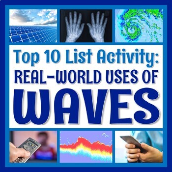 Preview of Real-World Uses of Waves Reading Article and Worksheet Sub Plan