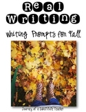 Real Writing: Writing Prompts for Fall
