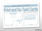 Real and Complex Number Systems Task Cards:  RIT Band 201 - 210
