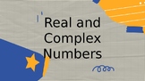 Real and Complex Numbers Lesson Digital Download