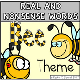 Real and Nonsense Words Bee Theme