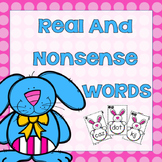Real and Nonsense Word Center (Bunny Theme)