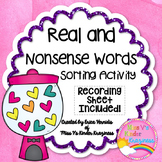 Real and Nonsense Word Sort Activity *FREEBIE*