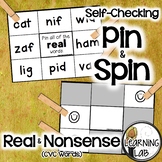 Real and Nonsense Words (CVC Edition) - Self-Checking Phon