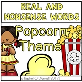Real and Nonsense Words Popcorn Theme