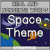 Real and Nonsense Words Space Theme