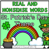Real and Nonsense Words St Patrick's Day