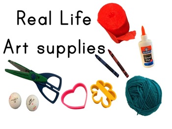 Preview of Real life art supplies pictures (stock photos)